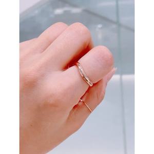 미니골드 14K 플로우 반지 RJUM4086