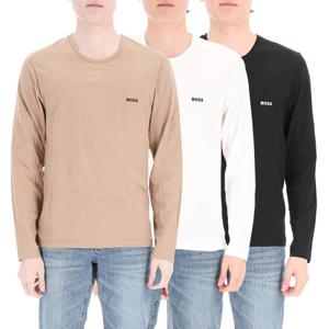 로고 자수 50492321 997 보스 3-PAC 이너웨어 휴고보스 긴팔티셔츠 3개 세트