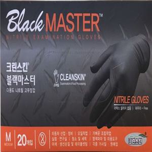 소모품 코레카 니트릴장갑 크린스킨 블랙마스터(20개입) L