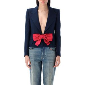 발렌티노 크롭 보우 테일러드 재킷 6B0CEI3298T 9QL