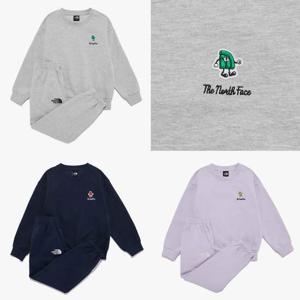 노스페이스 키즈 NM5MR01 고-투 맨투맨 상하세트