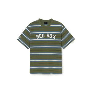 MLB  (3ATSV0353-43KAL) 공용 스트라이프 오버핏 반팔 티셔츠