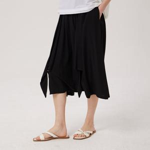 [보니스팍스] (본사직영)우븐 치마 배기 팬츠-BC28SL380