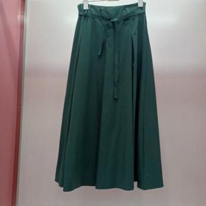 Destijl HC06 스판 허리반밴딩 핀턱주름 A라인 플레어 플리츠 옆지퍼 롱치마 스커트 D2523sk11K