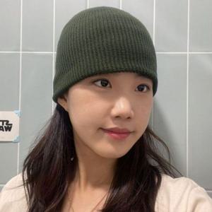 남녀공용 숏비니 고급 니트모자 트렌드 와치캡 카키