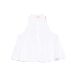마르니 블라우스 CAMA0612S0UTC223 00W01 White