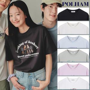 폴햄  여성 코숏 쿨텐션 빅그래픽 반팔 티셔츠(PHF2TS2240)