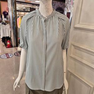 [BCBG] 비씨비지 여름25 빈트 스트라이프 블라우스 B5B5B442