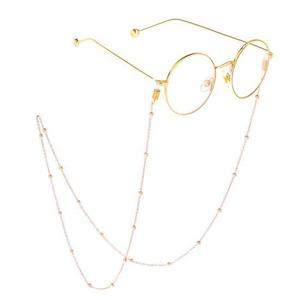 [에이치플러스몰]아이업 구슬포인트 안경줄(로즈골드) 선글라스줄