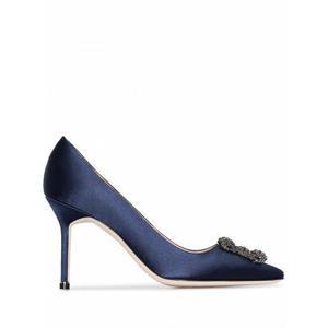 [MANOLO BLAHNIK] 라프리마 여성 위드 힐 Blue 9XX0663 4116 /10