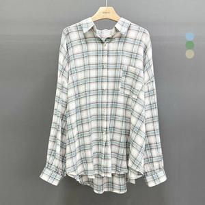 [헤레이스]오버 체크 남방_YMSH25SS785