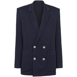 25 FW 발망 모노그램 패턴 더블 브레스티드 블레이저 CH1SI163JH31 TP432228697