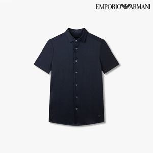 [엠포리오 아르마니]남성 이글 로고 글로시 스트레치 셔츠(A515104004)