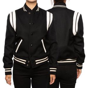 생로랑 여성 테디 바시티 자켓 376283 Y180W 1900