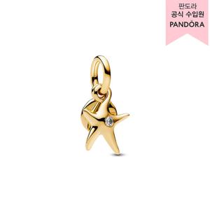 [판도라(주얼리)][백화점 보증서 제공] 스타피쉬 더블 댕글 참 763892C01