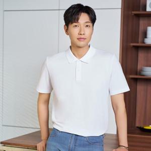 AUSTINREED HC06 [에센셜티셔츠] 아이보리 반팔 카라 티셔츠 ATS25672