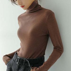 7칼라 부들부들 기모 컷팅 목폴라티 MA8164