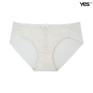 [예스]크림 러블리 레이스 헴팬티 YSWPA701