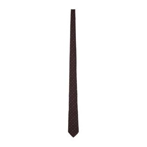 폴스미스 브라운 스몰 폴카 도트 실크 타이 M1A0TIETT397 28
