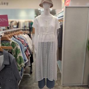 클리지 H 레이스 나시 시스루 원피스 CP5WOP11