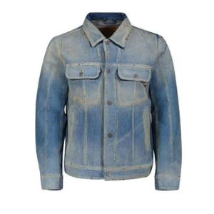 Diesel D Barcy S3 디스트레스드 데님 트러커 재킷 A1473009K22 01 TP944249528