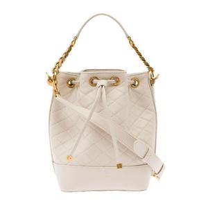 SAINT LAURENT 엠마누엘 아이보리 컬러 가죽 크로스바디 버킷 백 Saint Laurent 여성 6976401EL079207