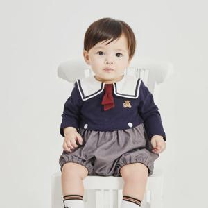 [닥스베이비]닥스베이비 아이코닉 세일러 우주복 ETF11VW02M_NV