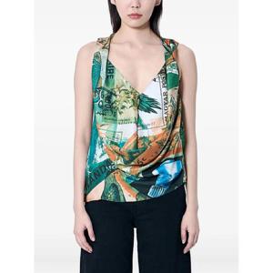 25 FW 키코 코스타디노브 프린트 드레이프 실크 블라우스 KKWSS25TP0241 TP439935822