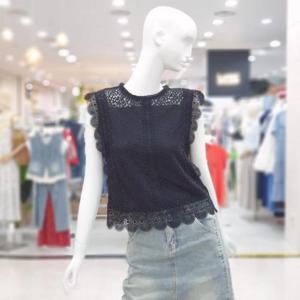 abfz sh06 레이스 포인트 여름 블라우스 SLBHZ3B38H