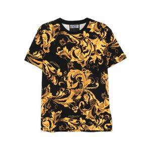 베르사체 반팔 티셔츠 79GAH6S0 JS515 G89 BLACK YELLOW