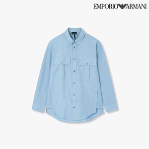 [엠포리오 아르마니]남성 코튼 블렌드 플랩 포켓 셔츠(A515104020)( 650000)