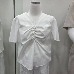 [로엠]V넥 셔링 블라우스_RMBLD37RTA_CJ