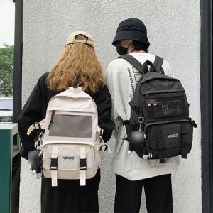 [에이치플러스몰]학생 책가방 메쉬포켓 고등학생 백팩