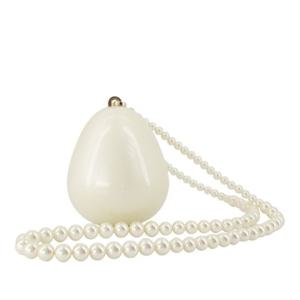 시몬로샤 화이트 펄 에그 크로스바디 백 BAG110ECBOW 0773 PEAR