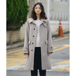 [DIEMS] 젠더리스_ 발마칸 코트_베이지 (오버핏)-LCTVD62OHD