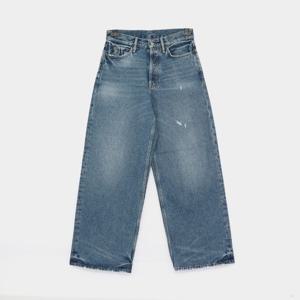 아크네 25FW 빈티지 블루 워시 와이드 데님 여성 팬츠 C00087 AUZ