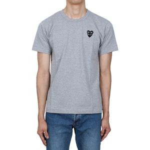 [꼼데가르송] 25FW 더블 하트 와펜 반팔(P1T296) (AX T296 051 1)