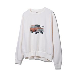[지프]JP1TSF847 여성전용 왜고니어 JEEP CAR 그래픽 맨투맨 202