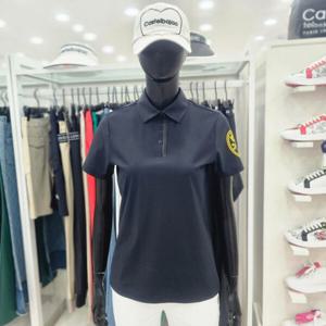 [까스텔바작][까스텔바작 골프] 여성 베이직 반팔 로고포인트 티