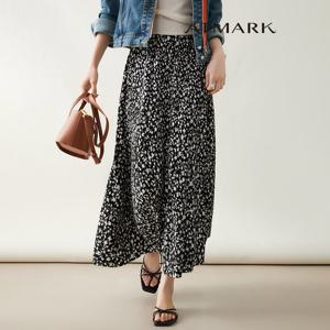 ATMARK (77까지)잔꽃플리츠밴딩롱스커트_AA56SK002G