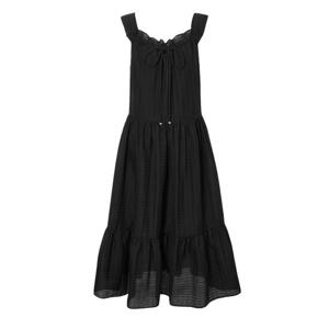 질스튜어트뉴욕   25FW 블랙 셔링장식 코튼혼방 민소매원피스 JSDR5C600BK