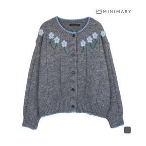 [미니마리] 플라워라인가디건 (MMA4CD01)