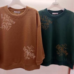 Latium HC06 가을 느낌 국내생산 짧은 디펜터 7부소매 라운드 깔끔한 티셔츠 T2531ts11