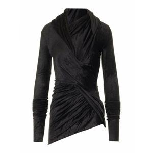 [RICK OWENS] 라프리마 여성 탑 탱크 롱 슬리브 LI02D5203VST09 블랙 /8