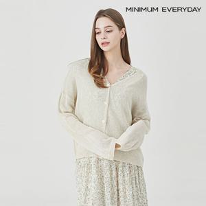 [미니멈]미니멈 에브리데이 브이넥 린넨 니트 가디건  EB3CK022D