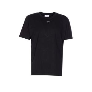 오프화이트 반팔 티셔츠 OMAA027F25JER008 1001 Black
