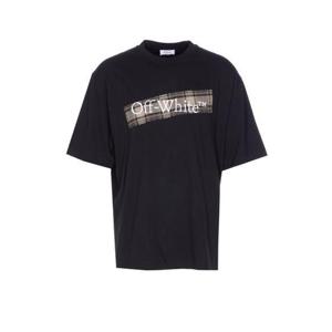오프화이트 반팔 티셔츠 OMAA120F25JER00N 1001 Black