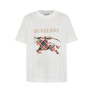 버버리 반팔 티셔츠 8110955 B7078 White
