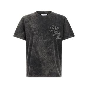 오프화이트 반팔 티셔츠 OMAA027F25JER00D13011301 Black