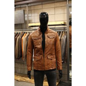 [빠니깔레]MARIO이태리직수입 빈티지카멜오일워싱 하이넥집업 자켓 f-nljp55ca